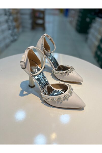 Alphus Шах Сатен Браслет з камінням Елегантні туфлі на підборах