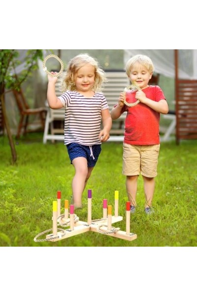 Eldenör Playwood Wooden Ring Toss Game 352