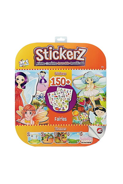 As Set of 150 Reusable Stickerz Fairies Stickers