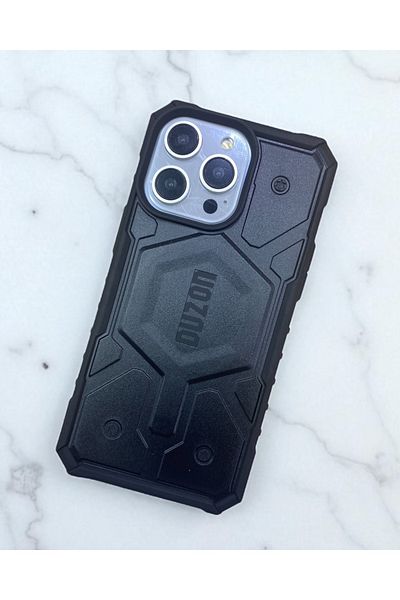 KILIF HOUSE iPhone 16 Pro Max Compatible Duzon Armor Tank Protected Case