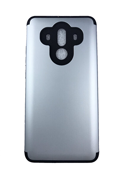 OEM Husă compatibilă cu Huawei Mate 10 Pro, silicon cu policarbonat fin, argi...