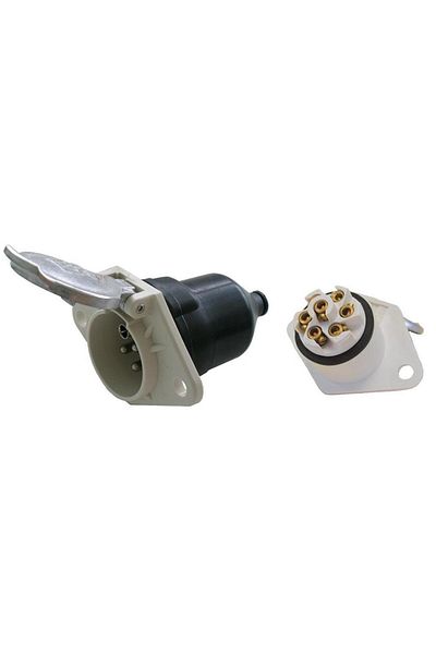 VİGNAL Electrical socket for VIGNAL trucks, model 611510VIG, 24V, 7 pins, type S, aluminum, according to sta