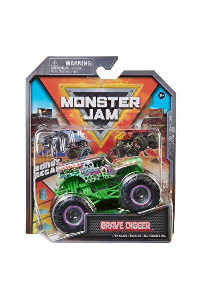 Evelise MONSTER JAM MASINUTA METALICA GRAVE DIGGER SCARA 1 LA 64