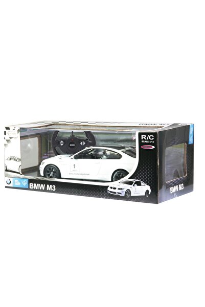 Rastar Masina Cu Telecomanda Bmw M3 Alb Cu Scara 1 La 14