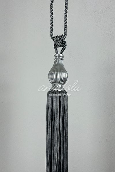 istper Fon Curtain Binding Silver Kuka K.Grey Ceiling Luxury Cornice Braçol Single Piece Curtain Holder