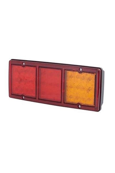 Hella Rear turn signal light 2SD 357 024-001, 12/24V compatible, 33 LEDs, red lens