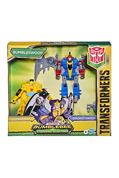 Hasbro Transformers Cyberverse Figurine Bumblebee Si Dinobot Swoop 14Cm
