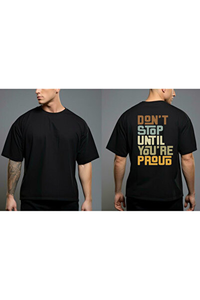 Sebesta Fashion New Season Dont Stop Printed Cotton T-Shirt Sebesta Fashion