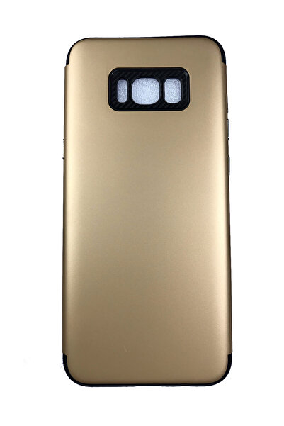 OEM Carcasă compatibilă cu Samsung S8, silicon cu policarbonat fin, aurie