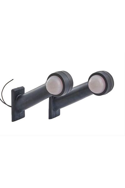 Hella Lampa de gabarit oblică 2XS 955 232-001, R5W, 12/24V, unghi de 45 de grade, fără becuri