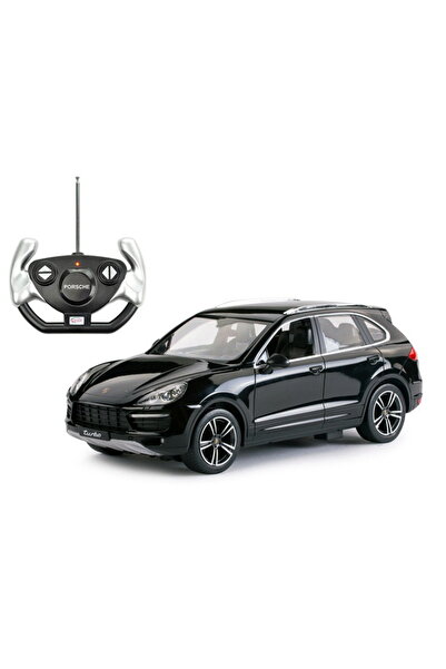 Rastar Porsche Cayenne Turbo černé auto na dálkové ovládání v měřítku 1:14