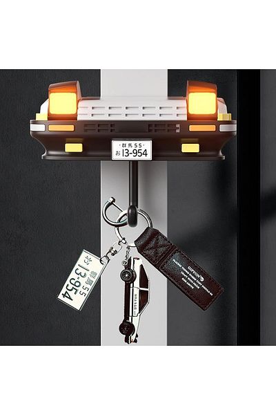 Generic Initial D AE86 Key Holder JDM Hooks Key Rack Organizer Wall Decorative Front Door, Hallway