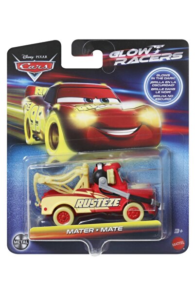 mattel Auta Glow Racers Kovové auto Mater 1:55