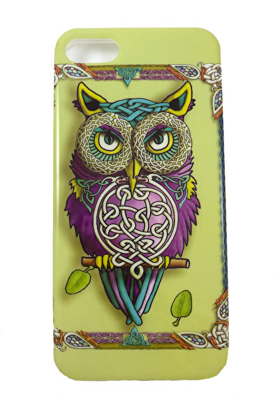 OEM Carcasă compatibilă cu 7, Husă din silicon, cu desen, Bufniță Celtică