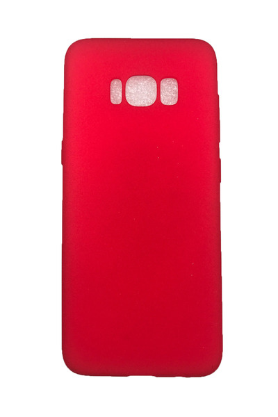 OEM Carcasă compatibilă cu Samsung S8 / G950, silicon, textură nisipoasă, roșu