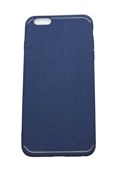 OEM Θήκη συμβατή με iPhone 6 Plus, Θήκη από σιλικόνη, υφή, Άμμος, Σκούρο μπλε
