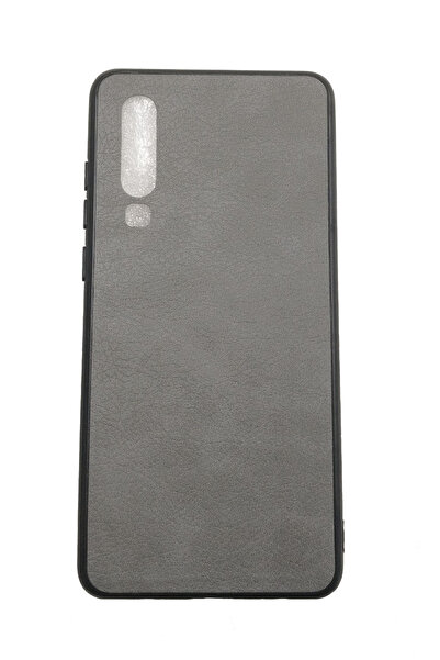 OEM Θήκη συμβατή με Huawei P30, Θήκη από τεχνητό δέρμα, Γκρι