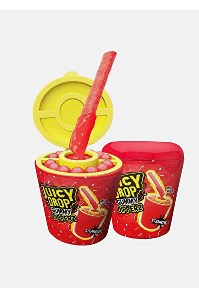Juicy Drop Gummy Dipperz – Strawberry (Çilek)