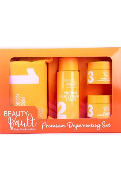 Beauty Vault مجموعة تجديد البشرة الفاخرة 180 جرام