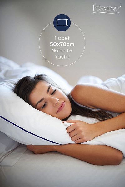 RBY Climate 100% Cotton Outer Fabric Nano Gel Pillow Hotel Pillow 50*70 cm 1200 Grams