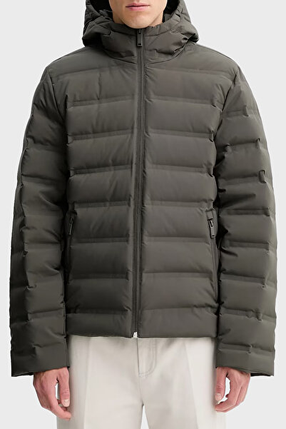 Calvin Klein Kapitoneli Regular Fit Kapüşonlu Şişme Mont LV04LD521GPAR Erkek MONT LV04LD521G PAR