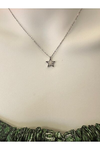 Uno Di Famiglia قلادة فولاذية مرصعة بالنجوم، قلادة مرصعة بالنجوم، قلادة على ش...