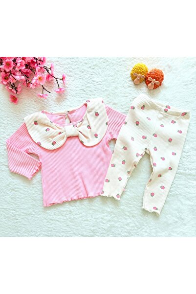 Neciks 2-Piece Baby Set with Raspberry Pattern