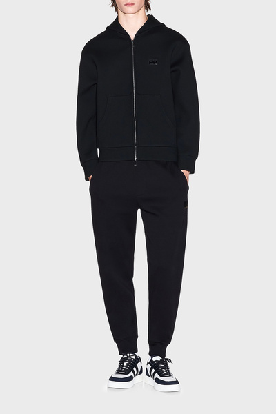 Armani Exchange Stretch Cotton Logo Regular Fit Jogger Pants Men Trousers Xm001886 Af10818 Mc0