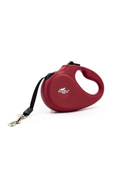 DOGGİ Doggie Master Series Automatic Roller Dog Walker 25 kg / 5 m Red