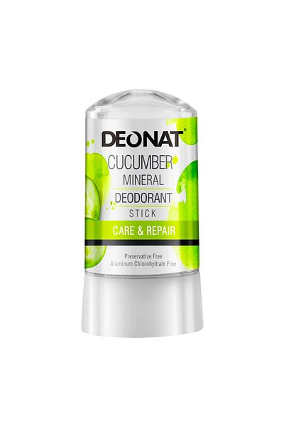 DEONAT Cucumber Mineral Deodorant Stick Care & Repair 40g Product of Thailand