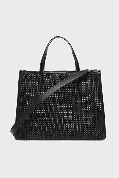 Guess Brigitta Logo Woven Bag with Removable Strap Hwwz7206230 Bag Hwwz72 06230 Bla