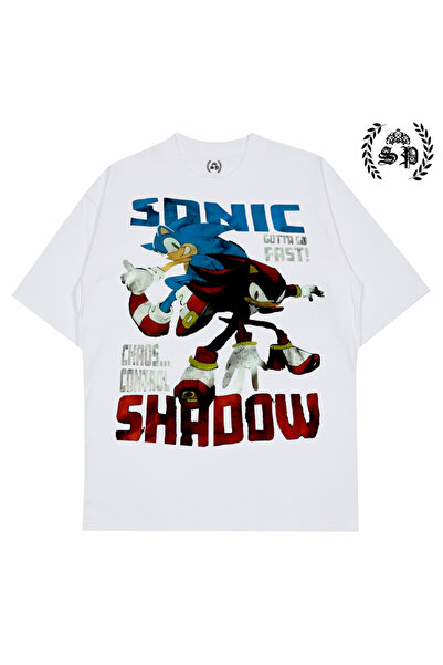 StartMore تي شيرت سونيك شادو فريندز فينتاج Y2k