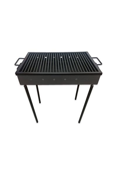 Fabrica de Gratare Charcoal Grill 60x40 cm Made of Steel, 2mm Thickness, Robust and Durable - Ideal for Backyard and Camping