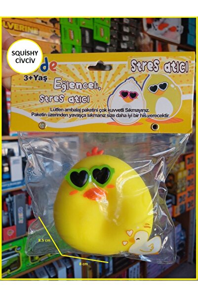 OYUNCAKSAHİLİ Civciv Sukuşi Skuşi Squishy Sevimli Hayvan Ördek Esnek Stres Oy...