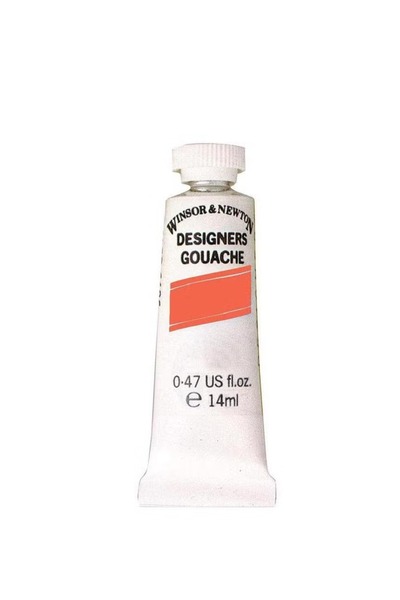 Winsor and Newton لون جواش ديزاينرز - برتقالي، 14 مل