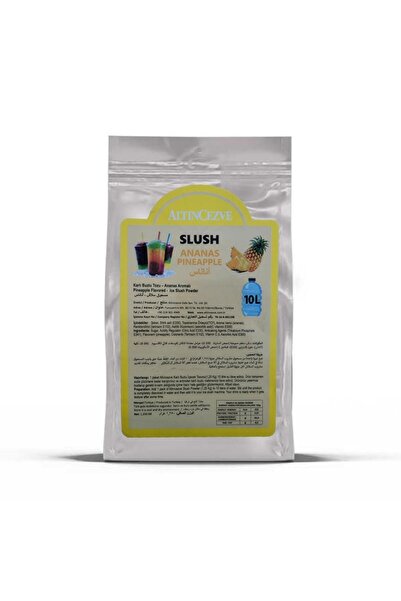 Altıncezve Ice Slush Karlı Buzlu Karlama Tozu Buzlaş | Ananas 1.250 Gr - 10 L