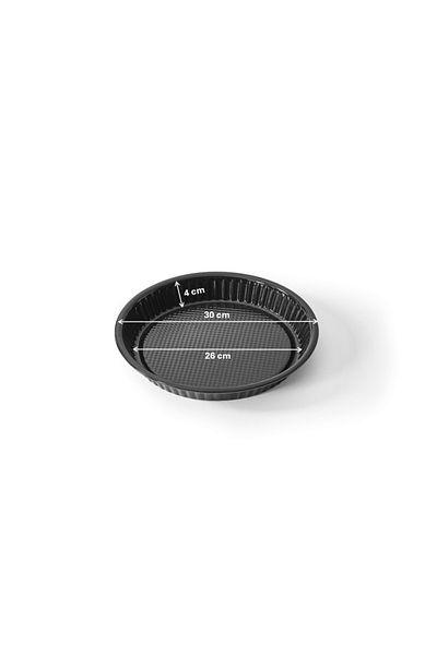 COOK-LAB 30 cm Healthy Enamel Coated Cake Pie Tart Mold
