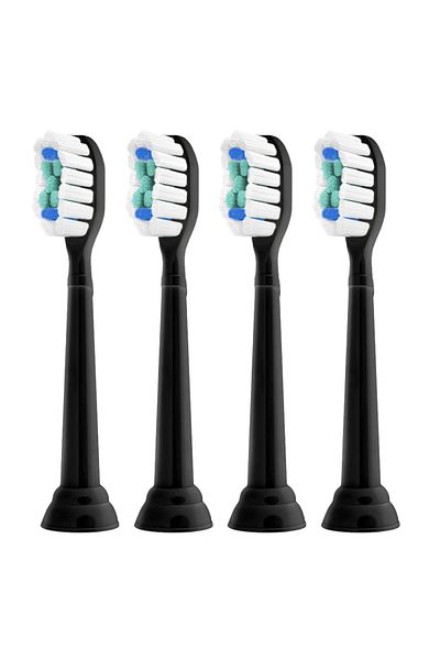 choice2 Black-4 Pcs Replacement Toothbrush Heads Compatible with Philips Sonicare Electric Toothbrush Brush