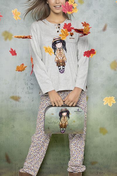 Santoro Pijama Gorjuss fete BBC pantalon lung School Girl M