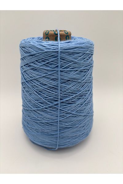kumasfabrik (500 Gr) Cotton Hand Knitting Yarn-Cotton Yarn-Punch Yarn-Bag Yarn-Motif Yarn/ Blue