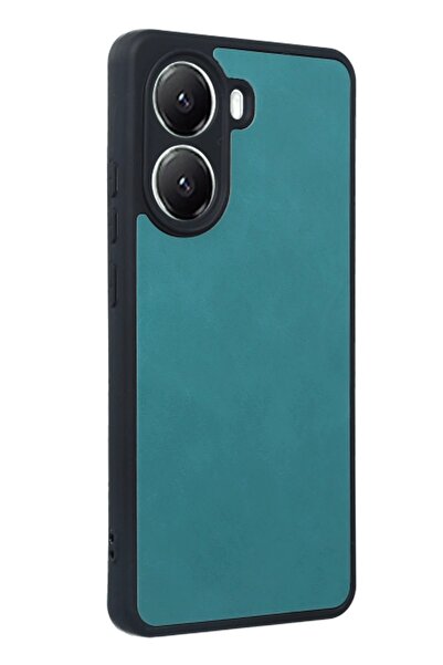 CepteToptan Myt09 Xiaomi Poco X7 Pro Case Aras Leather Cover - Light Green