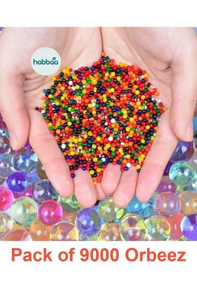Habbaa 9000 Piece Orbeez Hydrating Decoration Beads