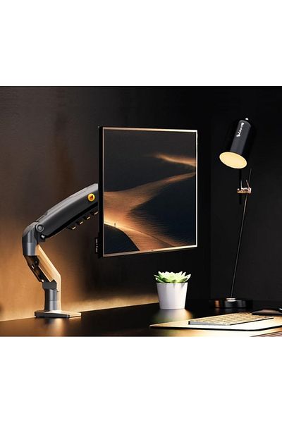 GridTech Nb F80 Monitor Arm Stand for 17”-30” Screen Table Top Adjustable Vesa Monitor Holder 2-9kg