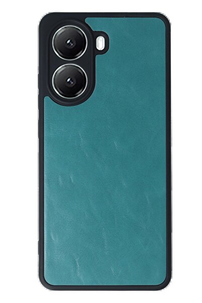 CepteToptan Myt09 Xiaomi Poco X7 Pro Case Aras Leather Cover - Light Green