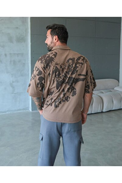 SCSARVİN Parça Desenli Fermuarlı Polo Yaka PNC 8141