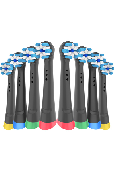 Choice4 Black 8pcs Compatible With Oral B IO Electric Toothbrush Head, Excellent Cloud Like Soft Bristles, D