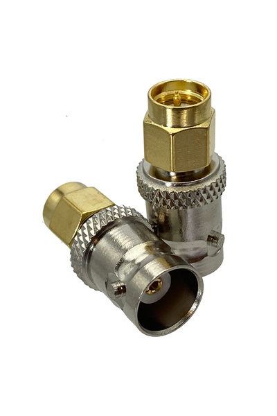 Choice8 BNC F to SMA M 1pcs BNC to SMA Male Plug & Female Jack center Flange ...