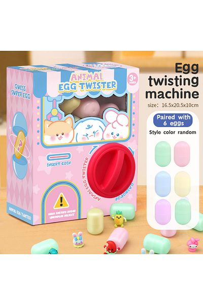 Choice3 cute pet Gacha Machine Toy Doll Clip-doll Machine Surprise Mini Blind Box Christmas Gift for Boys Gi