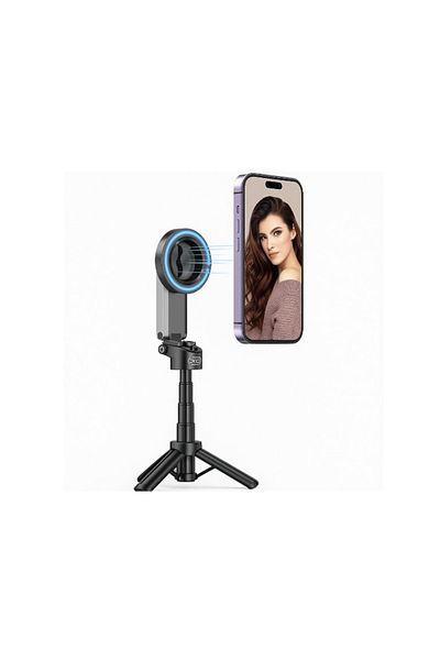 REDz Accessories 4-in-1 Selfie Stick with Tripod, Rotation and Bluetooth Remote, XO SS22, Black
