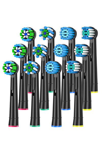 Choice3 مجموعة متنوعة من 12 قطعة - B 4-12 قطعة من رؤوس فرشاة الأسنان البديلة ...